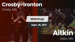 Matchup: Crosby-Ironton vs. Aitkin  2017