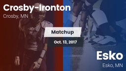 Matchup: Crosby-Ironton vs. Esko  2017