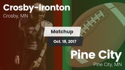 Matchup: Crosby-Ironton vs. Pine City  2017