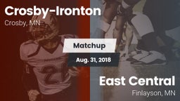 Matchup: Crosby-Ironton vs. East Central  2018