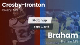 Matchup: Crosby-Ironton vs. Braham  2018