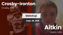 Matchup: Crosby-Ironton vs. Aitkin  2018