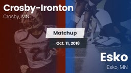 Matchup: Crosby-Ironton vs. Esko  2018