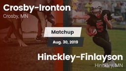 Matchup: Crosby-Ironton vs. Hinckley-Finlayson  2019