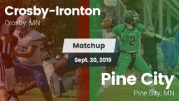 Matchup: Crosby-Ironton vs. Pine City  2019