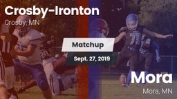 Matchup: Crosby-Ironton vs. Mora  2019
