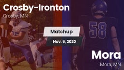 Matchup: Crosby-Ironton vs. Mora  2020