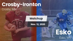 Matchup: Crosby-Ironton vs. Esko  2020