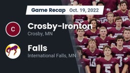 Recap: Crosby-Ironton  vs. Falls  2022