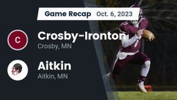 Recap: Crosby-Ironton  vs. Aitkin  2023