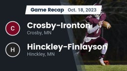 Recap: Crosby-Ironton  vs. Hinckley-Finlayson  2023