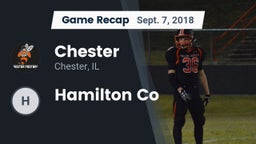 Recap: Chester  vs. Hamilton Co  2018