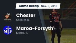 Recap: Chester  vs. Maroa-Forsyth  2018