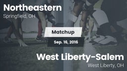 Matchup: Northeastern vs. West Liberty-Salem  2016