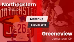 Matchup: Northeastern vs. Greeneview  2018