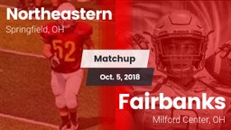 Matchup: Northeastern vs. Fairbanks  2018