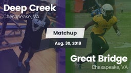 Matchup: Deep Creek vs. Great Bridge  2019