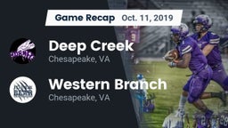 Recap: Deep Creek  vs. Western Branch  2019