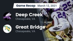 Recap: Deep Creek  vs. Great Bridge  2021