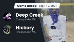 Recap: Deep Creek  vs. Hickory  2021