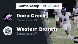 Recap: Deep Creek  vs. Western Branch  2021