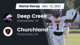 Recap: Deep Creek  vs. Churchland  2021