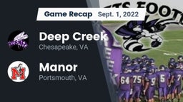 Recap: Deep Creek  vs. Manor  2022