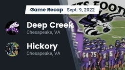 Recap: Deep Creek  vs. Hickory  2022