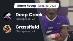 Recap: Deep Creek  vs. Grassfield  2022