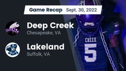 Recap: Deep Creek  vs. Lakeland  2022