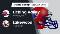 Recap: Licking Valley  vs. Lakewood  2017