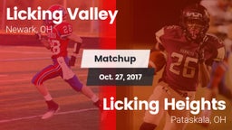 Matchup: Licking Valley vs. Licking Heights  2017