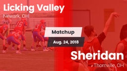 Matchup: Licking Valley vs. Sheridan  2018