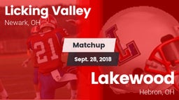 Matchup: Licking Valley vs. Lakewood  2018