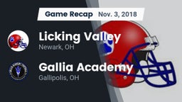 Recap: Licking Valley  vs. Gallia Academy 2018