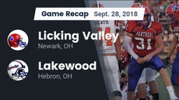 Recap: Licking Valley  vs. Lakewood  2018