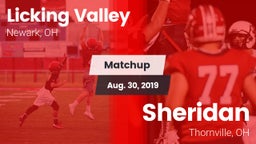 Matchup: Licking Valley vs. Sheridan  2019
