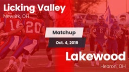 Matchup: Licking Valley vs. Lakewood  2019