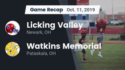 Recap: Licking Valley  vs. Watkins Memorial  2019