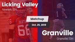 Matchup: Licking Valley vs. Granville  2019