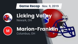 Recap: Licking Valley  vs. Marion-Franklin  2019