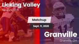 Matchup: Licking Valley vs. Granville  2020