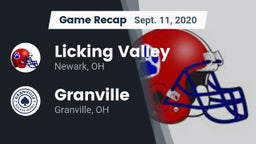 Recap: Licking Valley  vs. Granville  2020