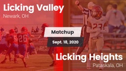 Matchup: Licking Valley vs. Licking Heights  2020