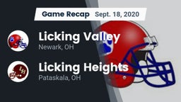 Recap: Licking Valley  vs. Licking Heights  2020