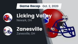 Recap: Licking Valley  vs. Zanesville  2020