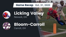 Recap: Licking Valley  vs. Bloom-Carroll  2020