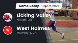 Recap: Licking Valley  vs. West Holmes  2022