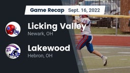 Recap: Licking Valley  vs. Lakewood  2022
