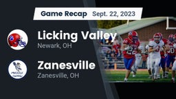 Recap: Licking Valley  vs. Zanesville  2023